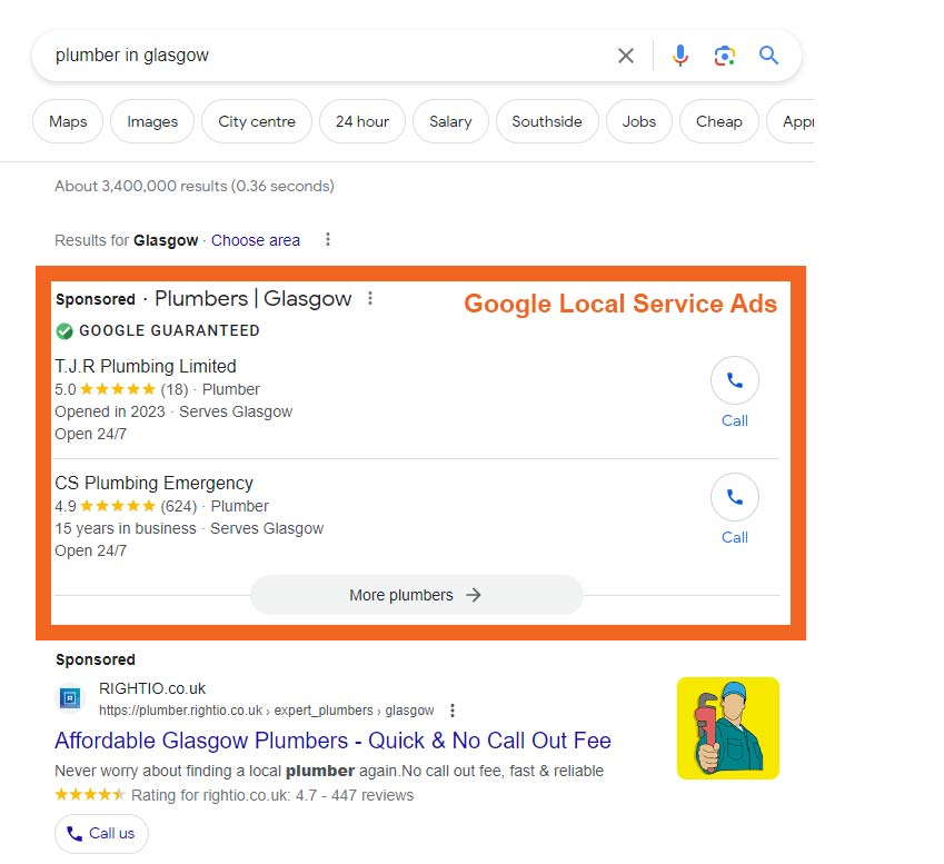Paid ads campaign example